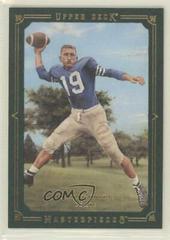Johnny Unitas [Framed Green 75] #50 Football Cards 2008 Upper Deck Masterpieces Prices