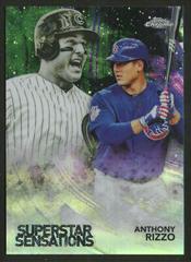Anthony Rizzo [Green Refractor] Baseball Cards 2018 Topps Chrome Superstar Sensations Prices