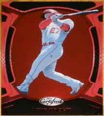 Mike Trout [Red] Baseball Cards 2021 Panini Chronicles Certified Prices