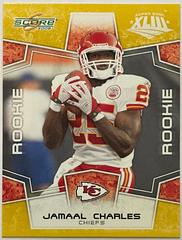 Jamaal Charles [Super Bowl XLIII Gold] Football Cards 2008 Panini Score Prices