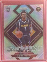 Bones Hyland [Silver Prizm] #11 Basketball Cards 2021 Panini Prizm Emergent Prices