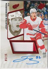 Jonatan Berggren [Patch] #BE Hockey Cards 2022 SPx Rookie Autographs Prices