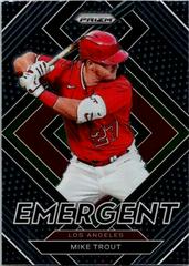 Mike Trout Baseball Cards 2022 Panini Prizm Emergent Prices