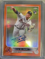 Bryce Elder [Orange] Baseball Cards 2022 Topps Chrome Update Autographs Prices