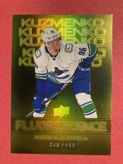 Andrei Kuzmenko [Gold] Hockey Cards 2022 Upper Deck Fluorescence Prices