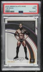 The Rock [Gold] Wrestling Cards 2022 Panini Immaculate WWE Prices
