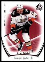 Ryan Getzlaf [Limited Red] #5 Hockey Cards 2021 SP Authentic Prices
