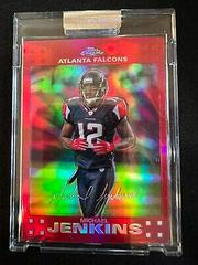 Michael Jenkins [Red Refractor] Football Cards 2007 Topps Chrome Prices