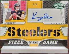 Kenny Pickett #PGS-KP Football Cards 2022 Panini Certified Piece of the Game Signatures Prices