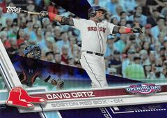 David Ortiz [Purple Foil] #34 Baseball Cards 2017 Topps Opening Day Prices