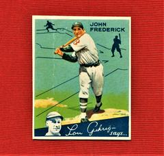 John Frederick #85 Baseball Cards 1934 World Wide Gum Prices