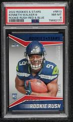 Kenneth Walker III [Red Blue] #RR-13 Football Cards 2022 Panini Rookies & Stars Rookie Rush Prices