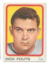 Dick Fouts #2 Football Cards 1963 Topps CFL Prices