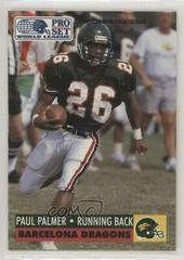 Paul Palmer #38 Football Cards 1991 Pro Set Wlaf Prices