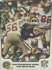 San Francisco 49ers [The Gold Rush] #52 Football Cards 1977 Fleer Team Action Prices