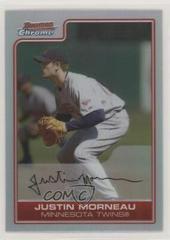 Justin Morneau [Orange Refractor] #35 Baseball Cards 2006 Bowman Chrome Prices