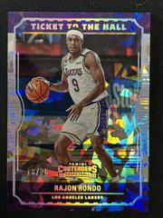 Rajon Rondo [Cracked Ice] #17 Basketball Cards 2022 Panini Contenders Ticket to the Hall Prices