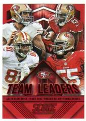 San Francisco 49ers [Red] #31 Football Cards 2015 Panini Score Team Leaders Prices