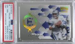 Troy Aikman Football Cards 1998 Playoff Momentum Endzone X Press Prices