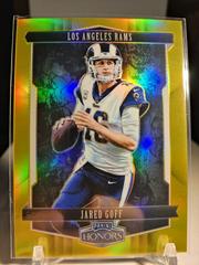 Jared Goff [Gold] #29 Football Cards 2018 Panini Honors Prices