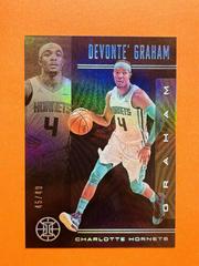 Devonte' Graham [Black] Basketball Cards 2019 Panini Illusions Prices