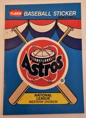 Houston Astros Baseball Cards 1989 Fleer Baseball Stickers Prices
