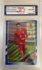 Jamal Musiala [Blue Wave Refractor] #69 Soccer Cards 2021 Topps Chrome UEFA Champions League Prices