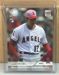 Shohei Ohtani #MOW-6 Baseball Cards 2018 Topps Now Moment of the Week Prices