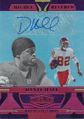 Dante Hall [Purple] #HR-DH Football Cards 2023 Panini Plates and Patches Highly Revered Prices