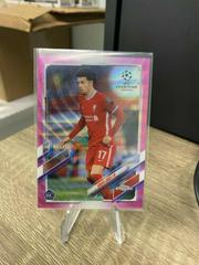 Curtis Jones [Pink Xfractor] Soccer Cards 2020 Topps Chrome UEFA Champions League Prices