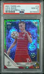 Luka Sucic [Gold Starball] Soccer Cards 2021 Topps UEFA Champions League Prices