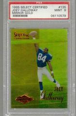 Joey Galloway [Mirror Gold] Football Cards 1995 Panini Select Certified Prices
