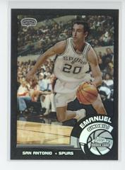 Emanuel Ginobili [Black Refractor] #124 Basketball Cards 2002 Topps Chrome Prices