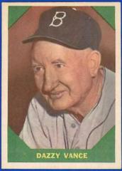 Dazzy Vance Baseball Cards 1960 Fleer Prices