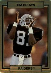 Tim Brown Football Cards 1990 Action Packed Prices