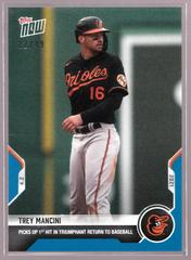 Trey Mancini [Blue] #10 Baseball Cards 2021 Topps Now Prices