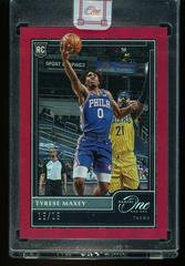 Tyrese Maxey [Red] Basketball Cards 2020 Panini One and One Prices