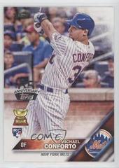 Michael Conforto [White Jersey 65th Anniversary] Baseball Cards 2016 Topps Prices