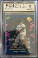 Roger Clemens #51 Baseball Cards 1990 Classic Prices