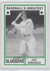 Joe Dimaggio [Tan Back] Baseball Cards 1982 TCMA Greatest Sluggers Prices