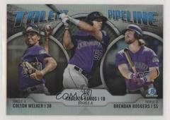 Colton Welker, Roberto Ramos, Brendan Rodgers #COL Baseball Cards 2019 Bowman Chrome Talent Pipeline Prices