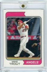 Mike Trout [Error Variation] #5 Baseball Cards 2023 Topps Heritage Prices