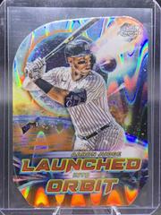 Aaron Judge [Orange Galactic] #LIO-1 Baseball Cards 2023 Topps Cosmic Chrome Launched Into Orbit Prices