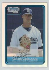 Wade Leblanc [Gold Refractor] #DP11 Baseball Cards 2006 Bowman Chrome Draft Picks Prices