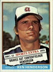 Ken Henderson Baseball Cards 1976 Topps Traded Prices