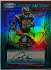Isaac Bruce [Teal] Football Cards 2022 Panini Certified Canton Signatures Prices