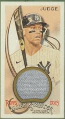 Aaron Judge #MFR-AJ Baseball Cards 2023 Topps Allen & Ginter Mini Framed Relics Prices
