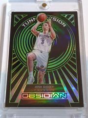 Josh Giddey [Green] Basketball Cards 2021 Panini Obsidian Tunnel Vision Prices
