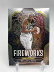 Tina Charles #2 Basketball Cards 2023 Panini Prizm WNBA Fireworks Prices