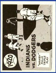 Indians VS Dodgers [1920] #17 Baseball Cards 1967 Laughlin World Series Prices